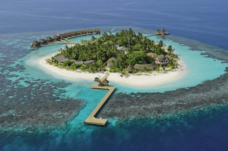 Kandolhu Maldives: Blick über das Resort