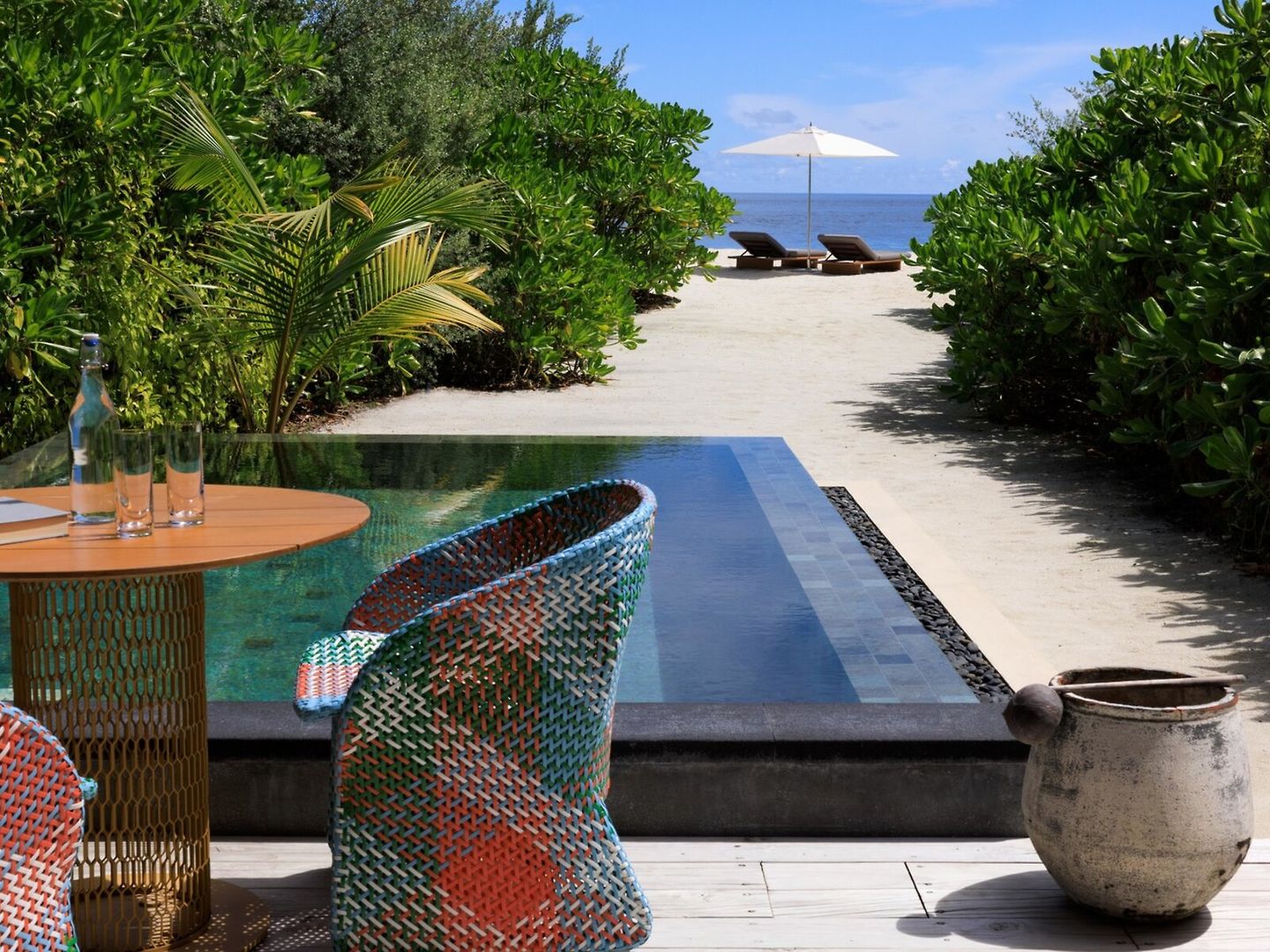 Privat Pool InterContinental Maldives Maamunagau Resort: Privat Pool