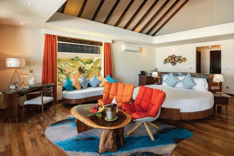 Schlafbereich der Kanifushi Residence Atmosphere Kanifushi Maldives: Schlafbereich der Kanifushi Residence