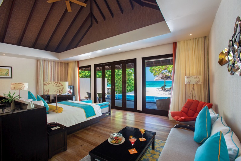 Sunset Pool Villa Atmosphere Kanifushi Maldives: Sunset Pool Villa