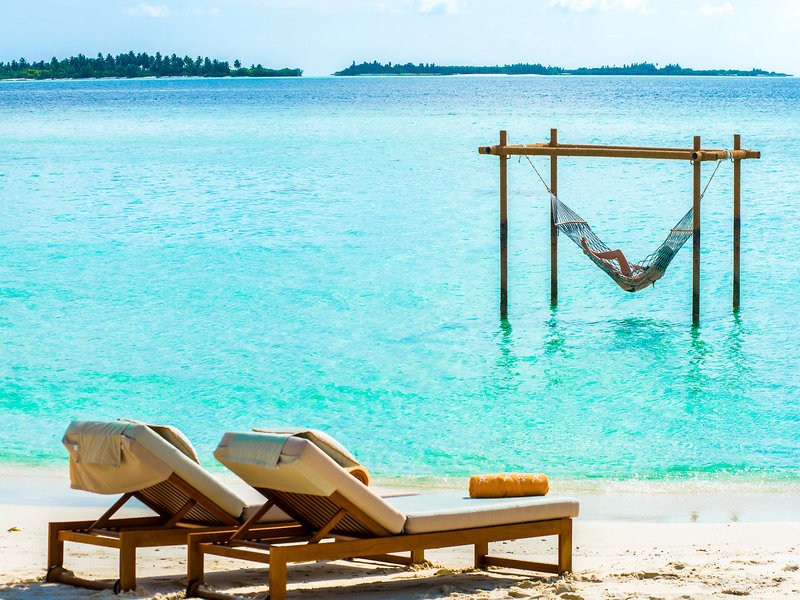 Relaxen über der Lagune Ayada Maldives: Relaxen über der Lagune