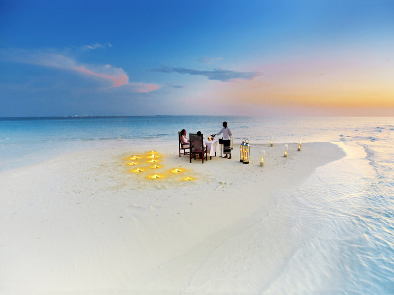 Romantisches Dinner Baros Maldives: Romantisches Dinner