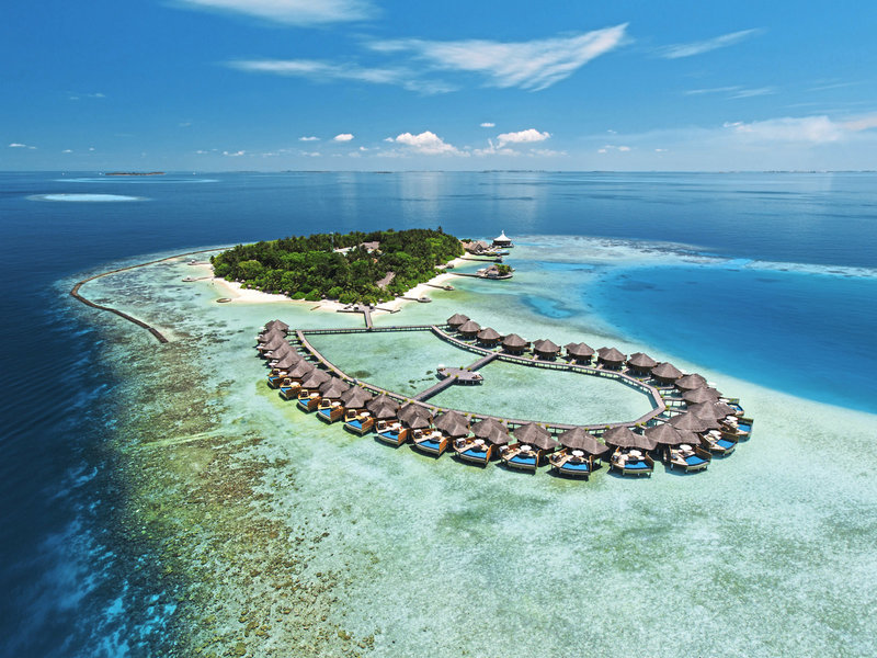 Blick auf das Resort Baros Maldives: Blick auf das Resort