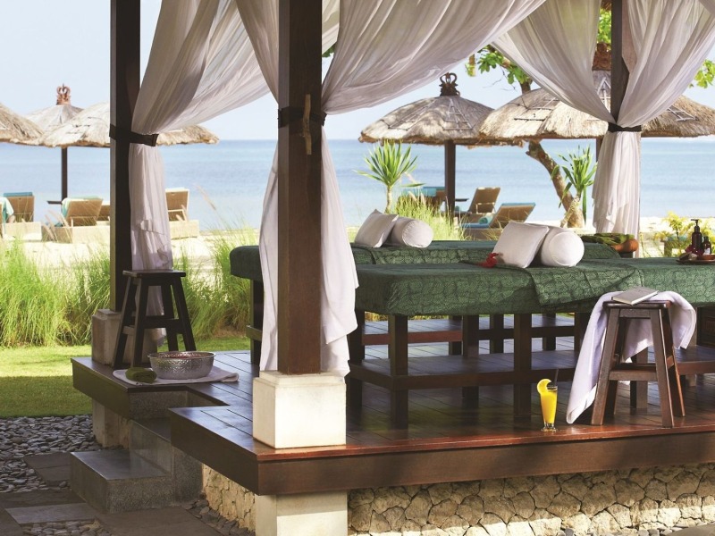Massagepavillon mit Blick auf das Meer Belmond Jimbaran Puri: Massagepavillon mit Blick auf das Meer