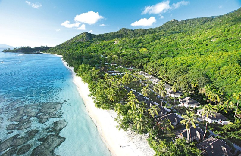 Blick auf das Hilton Seychelles Labriz Resort & Spa Hilton Seychelles Labriz Resort & Spa: Blick auf das Hilton Seychelles Labriz Resort & Spa