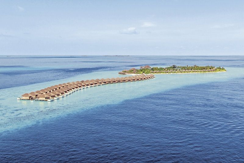 Die Insel von oben Hurawalhi Island Resort: Die Insel von oben