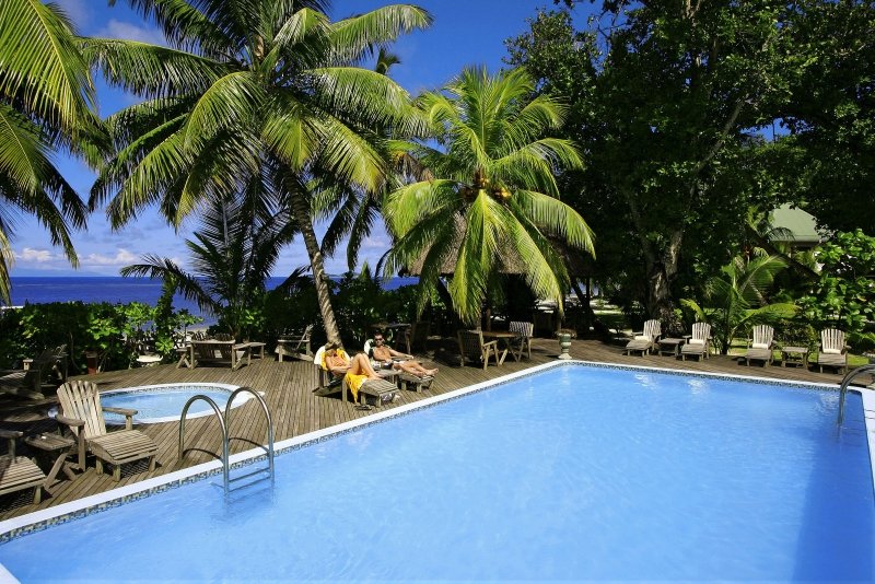 Entspannen am Pool der Indian Ocean Lodge Indian Ocean Lodge: Entspannen am Pool der Indian Ocean Lodge