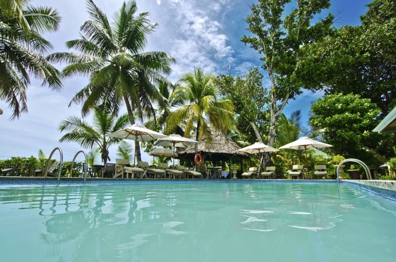 Blick auf den Pool der Indian Ocean Lodge Indian Ocean Lodge: Blick auf den Pool der Indian Ocean Lodge