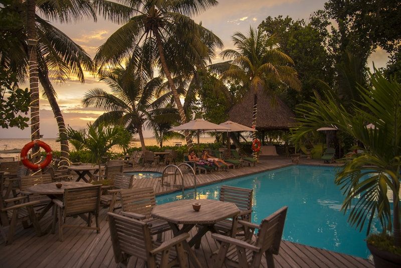 Stimmungsvoller Abend in der Indian Ocean Lodge Indian Ocean Lodge: Stimmungsvoller Abend in der Indian Ocean Lodge