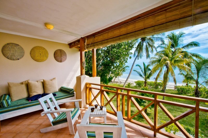 Terrasse der Standard-Zimmer Indian Ocean Lodge: Terrasse der Standard-Zimmer