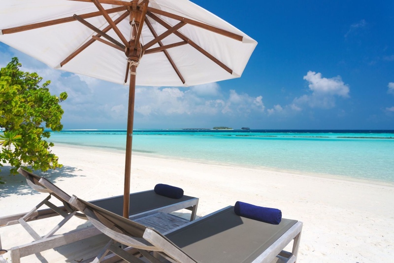 Strand Komandoo Island Resort & Spa: Strand