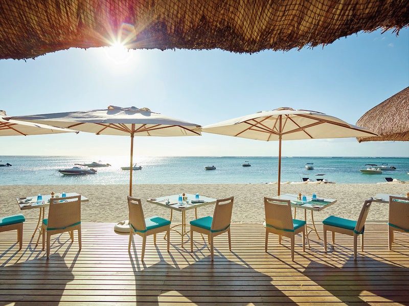 Restaurantterrasse am Strand LUX Le Morne: Restaurantterrasse am Strand