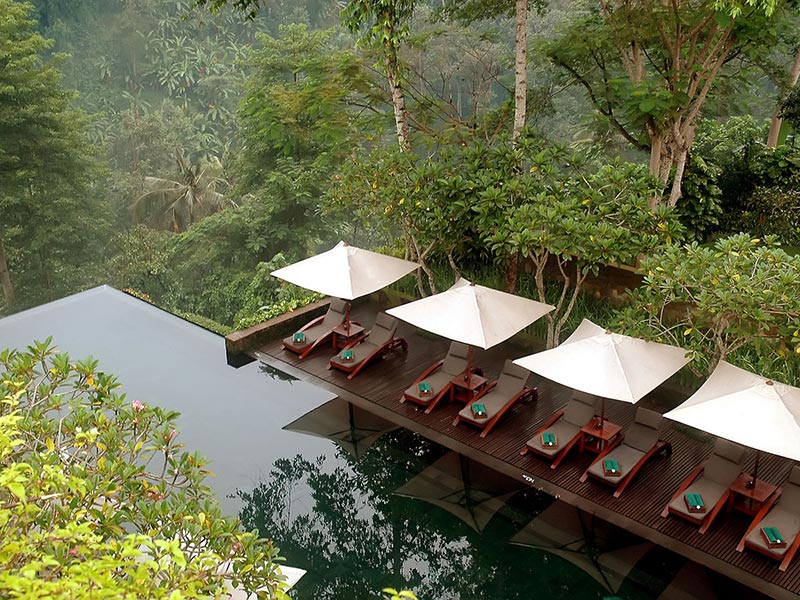 Infinitypool Maya Ubud Resort: Infinitypool