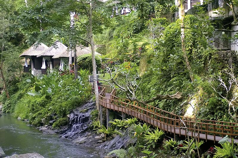 Flusslage Maya Ubud Resort: Flusslage