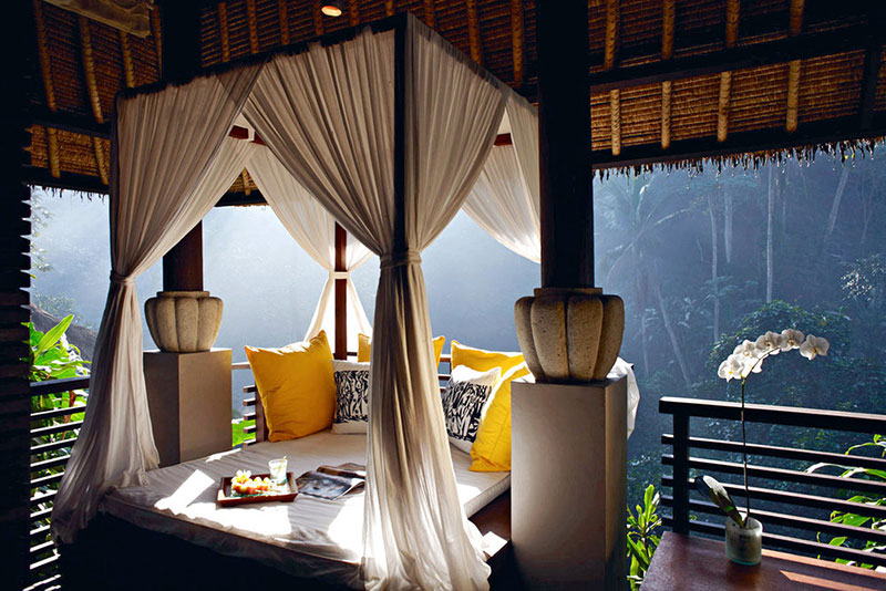 Spa mit Dschungelblick Maya Ubud Resort: Spa mit Dschungelblick