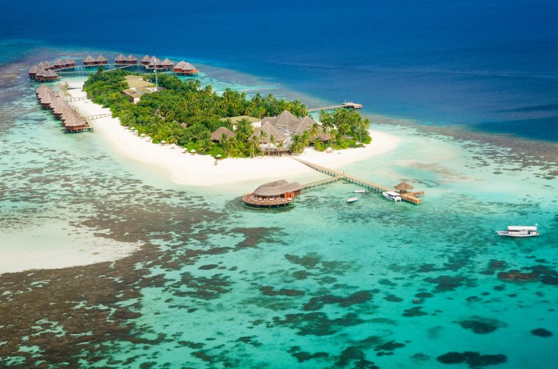 Anlage vom Mirihi Island Resort Mirihi Island Resort: Anlage vom Mirihi Island Resort