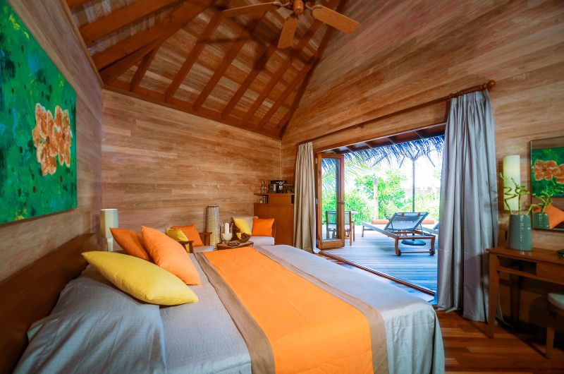 Mirihi Island Resort: Einrichtung der Strandvilla im Mirihi Island Resort