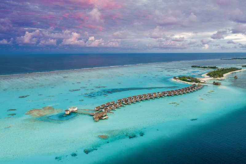 Blick auf die Wind Villen OZEN LIFE Maadhoo: Blick auf die Wind Villen