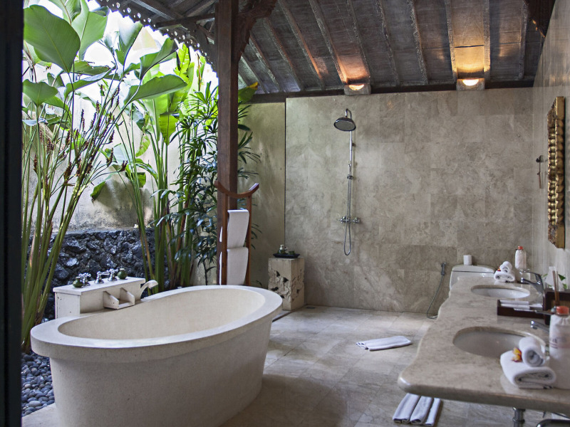 Plataran Canggu Bali Resort & Spa: Offenes Bad