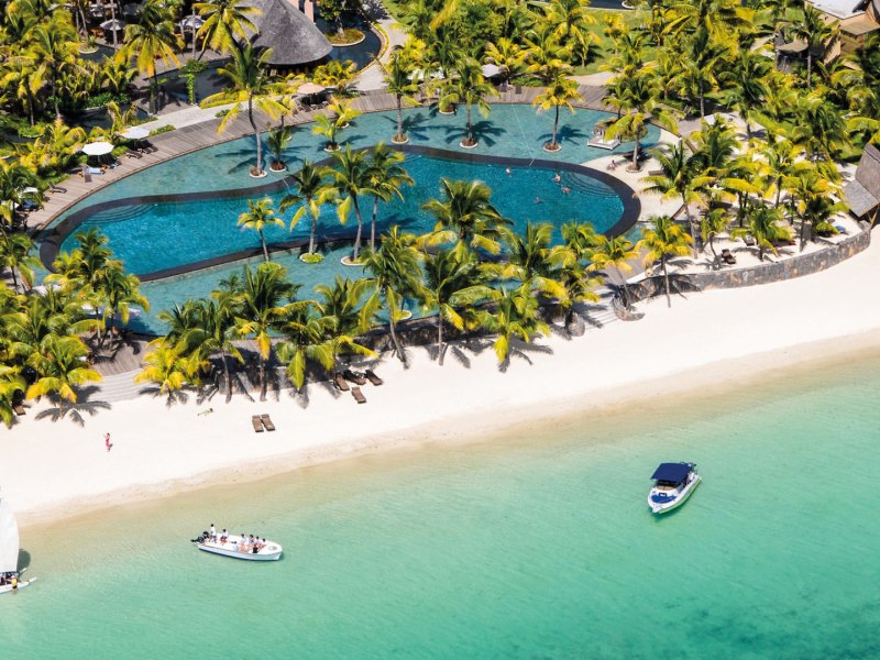 Blick auf das Trou aux Biches Beachcomber Golf Resort & Spa und den Strand Trou aux Biches Beachcomber Golf Resort & Spa: Blick auf das Trou aux Biches Beachcomber Golf Resort & Spa und den Strand