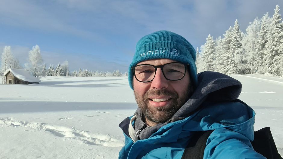 Michael Riebel in Finnland Siamar im finnischen Winterwunderland: Michael Riebel in Finnland