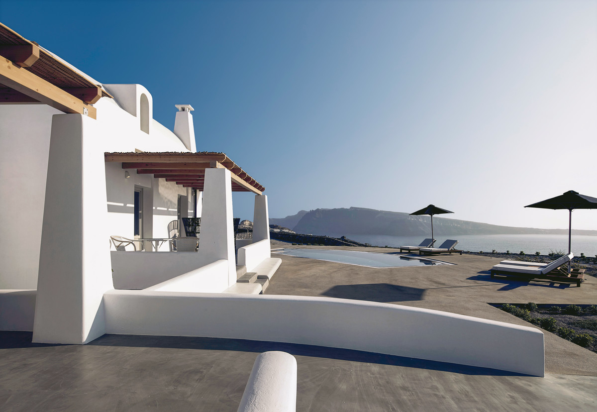 Aussicht Santo Pure Oia Suites & Villas
